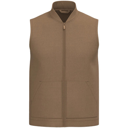 Dark Camel - Front - Native Spirit Unisex Adult Twill Body Warmer