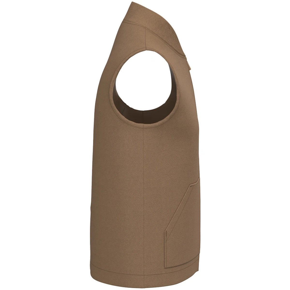 Dark Camel - Side - Native Spirit Unisex Adult Twill Body Warmer