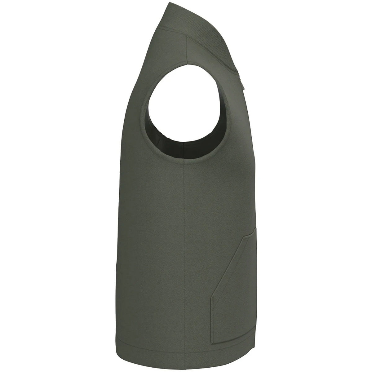 Organic Khaki - Side - Native Spirit Unisex Adult Twill Body Warmer