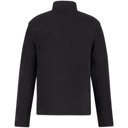 Black - Back - PRO RTX Mens Quarter Zip Fleece Jacket
