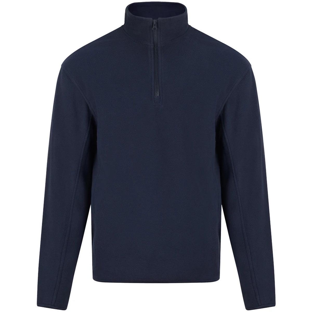 Navy - Front - PRO RTX Mens Quarter Zip Fleece Jacket