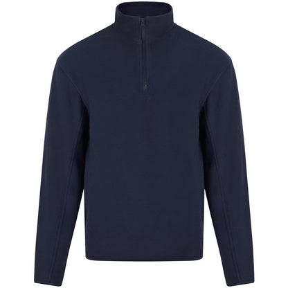 Navy - Front - PRO RTX Mens Quarter Zip Fleece Jacket