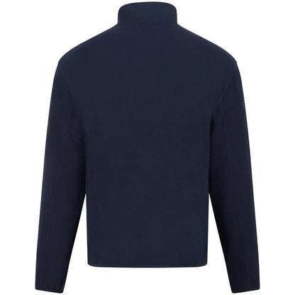 Navy - Back - PRO RTX Mens Quarter Zip Fleece Jacket