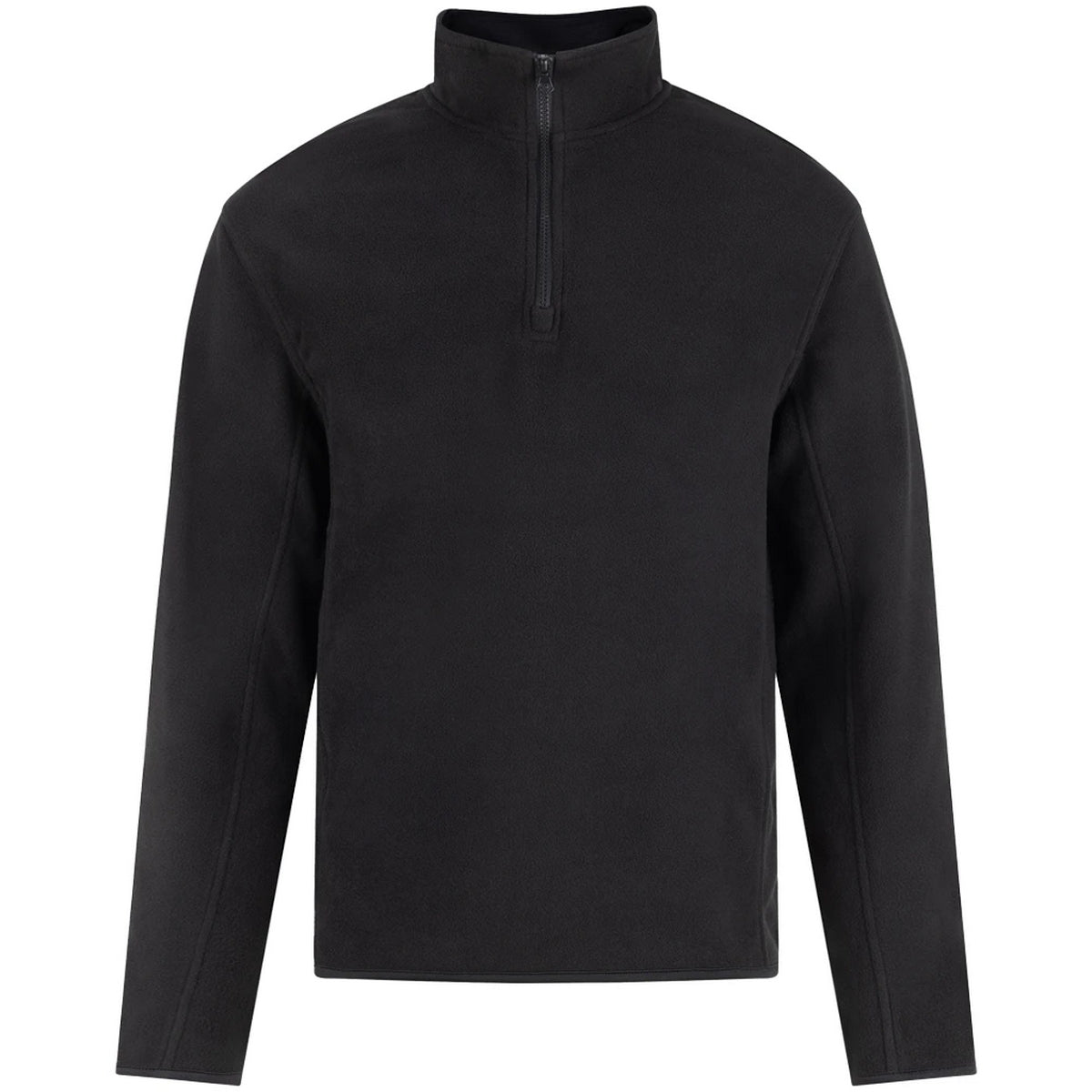 Black - Front - PRO RTX Mens Quarter Zip Fleece Jacket