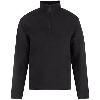 Black - Front - PRO RTX Mens Quarter Zip Fleece Jacket