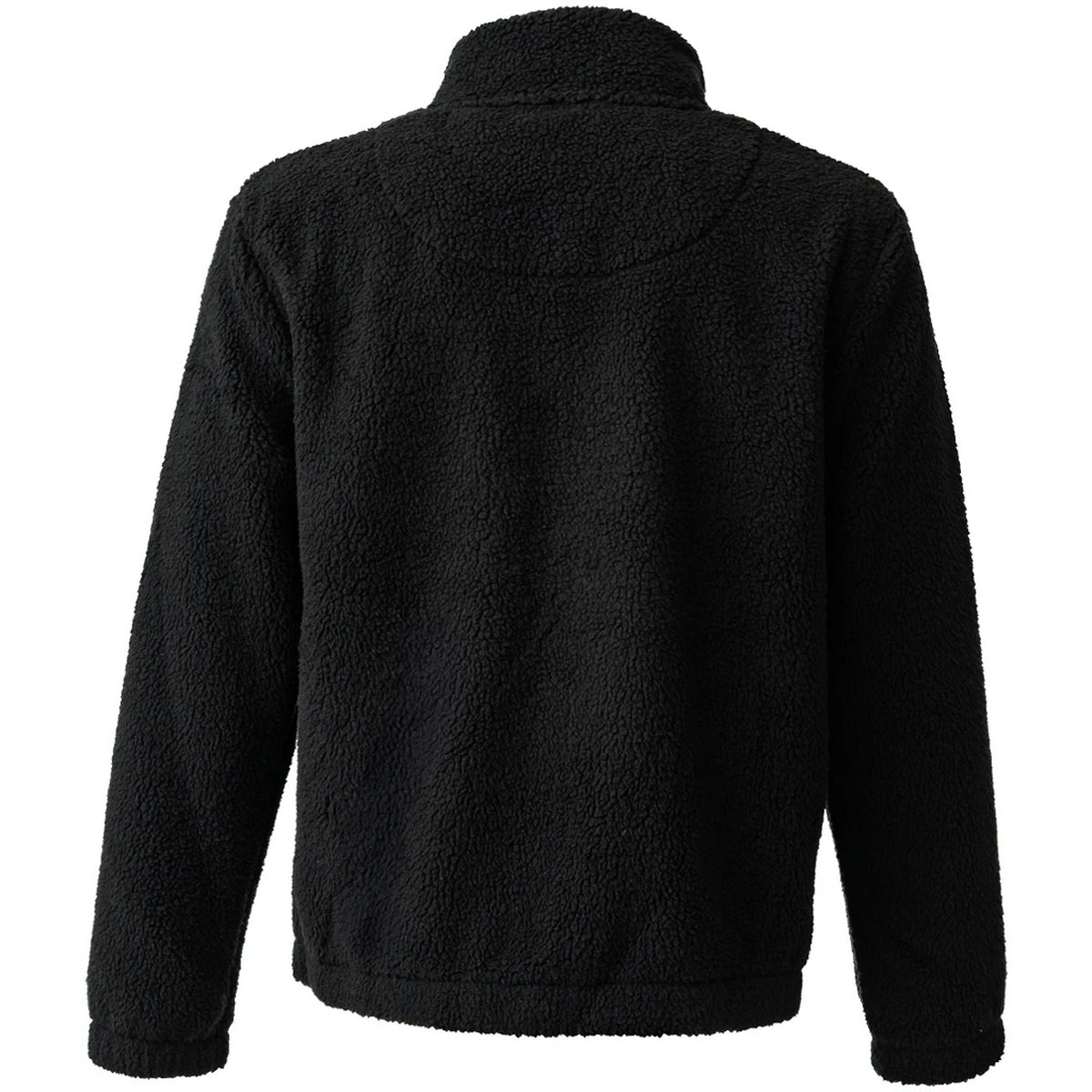 Black - Back - Ravine Unisex Adult Borg Fleece Jacket