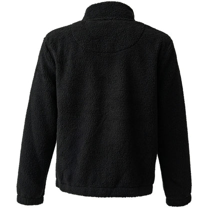 Black - Back - Ravine Unisex Adult Borg Fleece Jacket