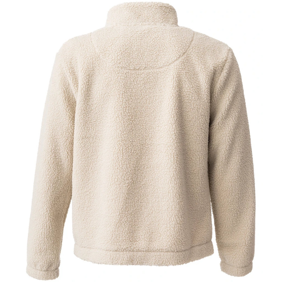 Natural - Back - Ravine Unisex Adult Borg Fleece Jacket