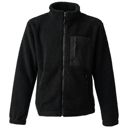 Black - Front - Ravine Unisex Adult Borg Fleece Jacket