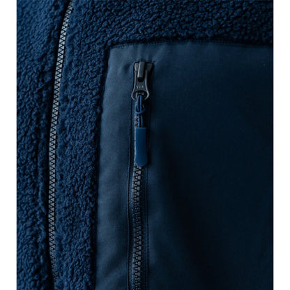 Navy - Lifestyle - Ravine Unisex Adult Borg Quarter Zip Fleece Jacket