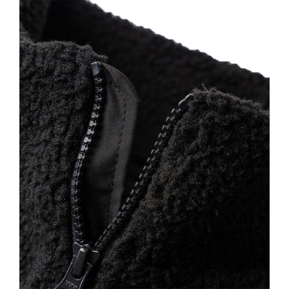 Black - Side - Ravine Unisex Adult Borg Quarter Zip Fleece Jacket