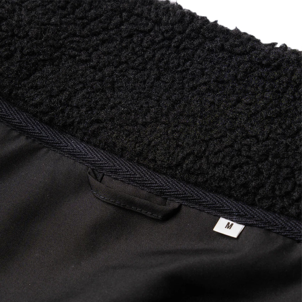 Black - Lifestyle - Ravine Unisex Adult Borg Quarter Zip Fleece Jacket