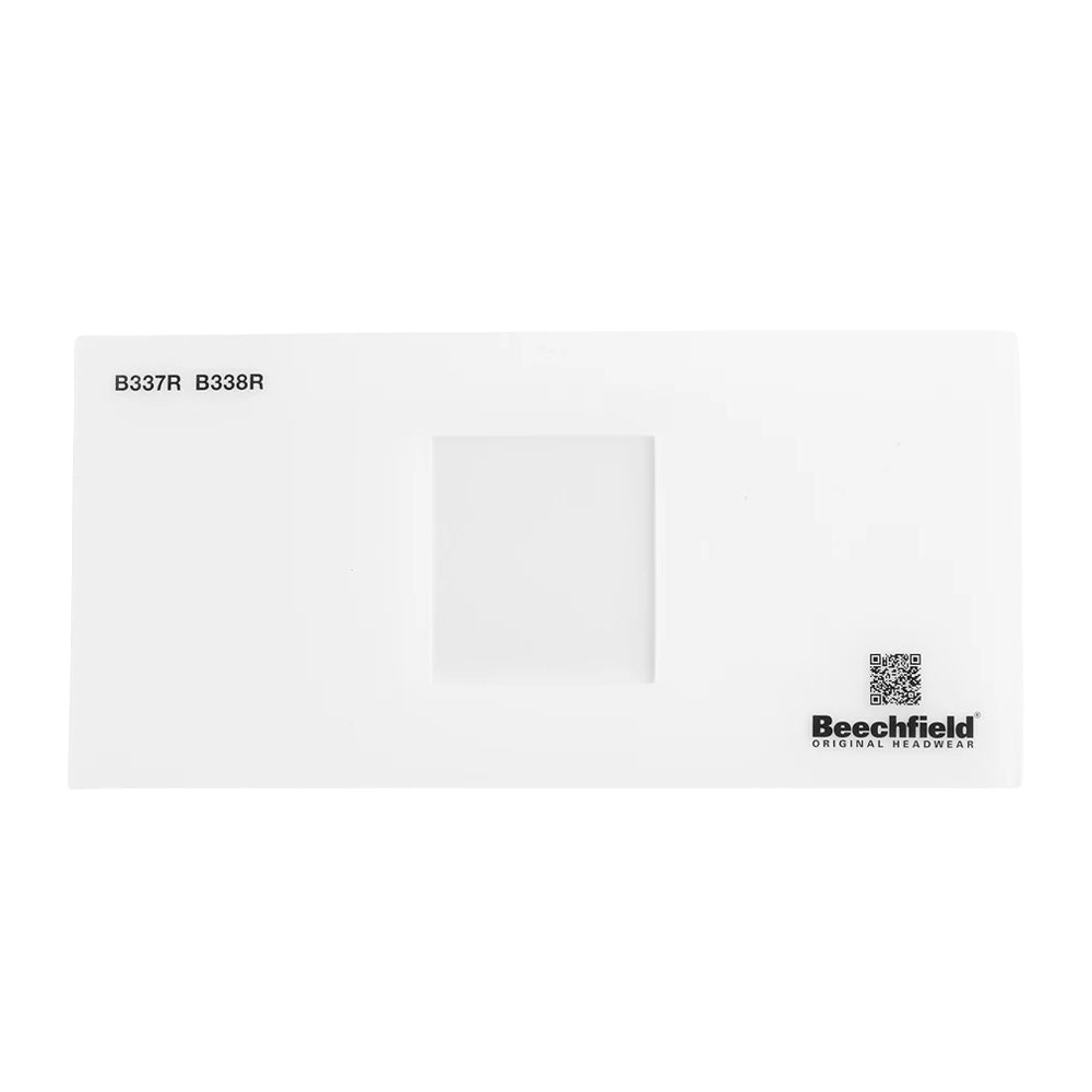 Clear - Front - Beechfield Applique Silicone Applique Patch