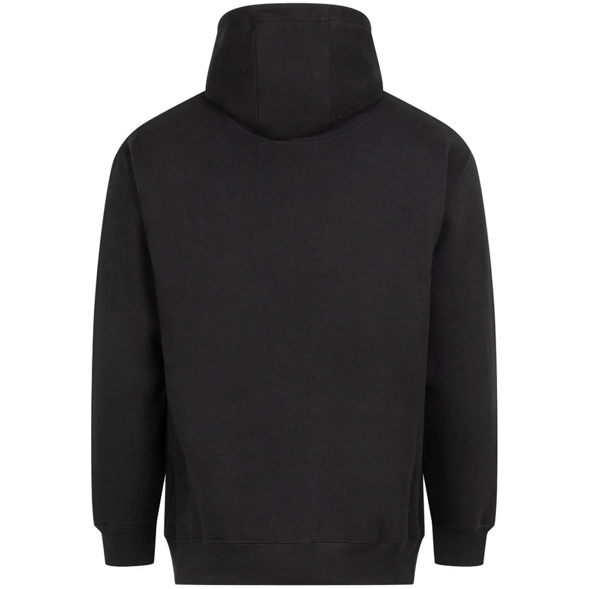 Deep Black - Back - Awdis Unisex Adult Vision Heavyweight Hoodie