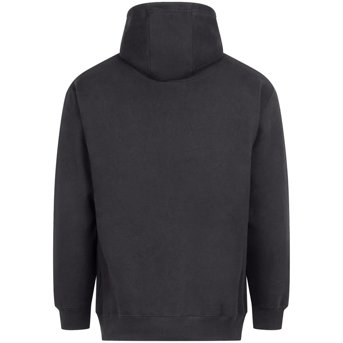Solid Charcoal - Back - Awdis Unisex Adult Vision Heavyweight Hoodie