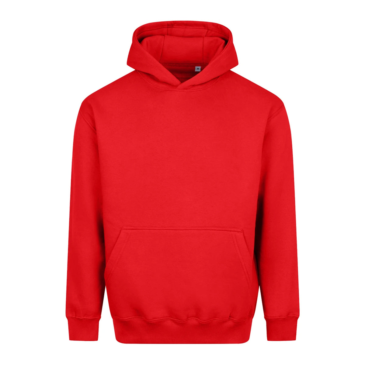 Fire Red - Front - Awdis Unisex Adult Vision Heavyweight Hoodie