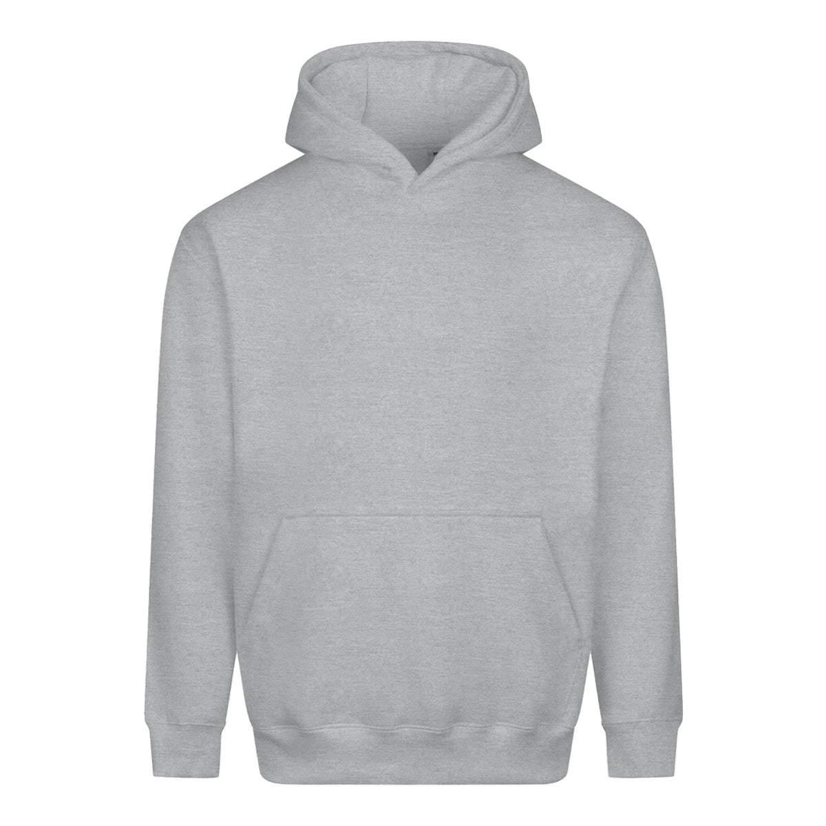 Heather Grey - Front - Awdis Unisex Adult Vision Heavyweight Hoodie