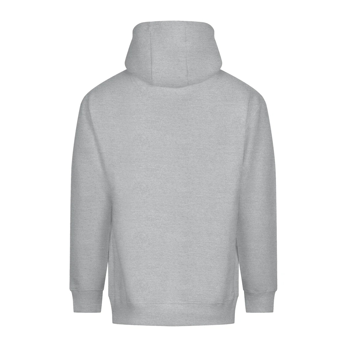 Heather Grey - Back - Awdis Unisex Adult Vision Heavyweight Hoodie