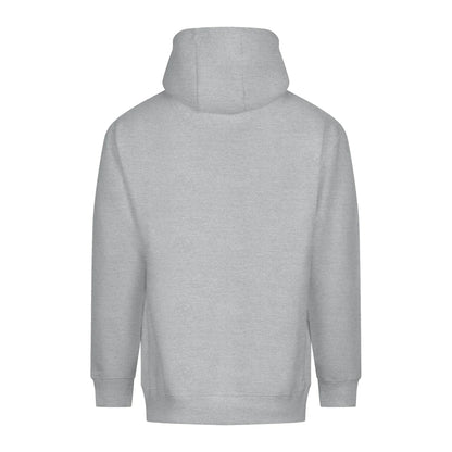 Heather Grey - Back - Awdis Unisex Adult Vision Heavyweight Hoodie