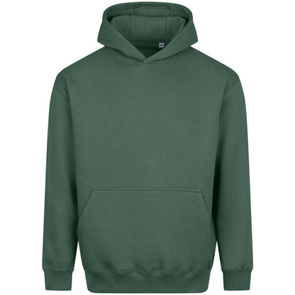 Moss Green - Front - Awdis Unisex Adult Vision Heavyweight Hoodie