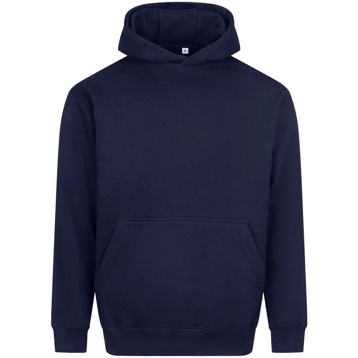 New French Navy - Front - Awdis Unisex Adult Vision Heavyweight Hoodie