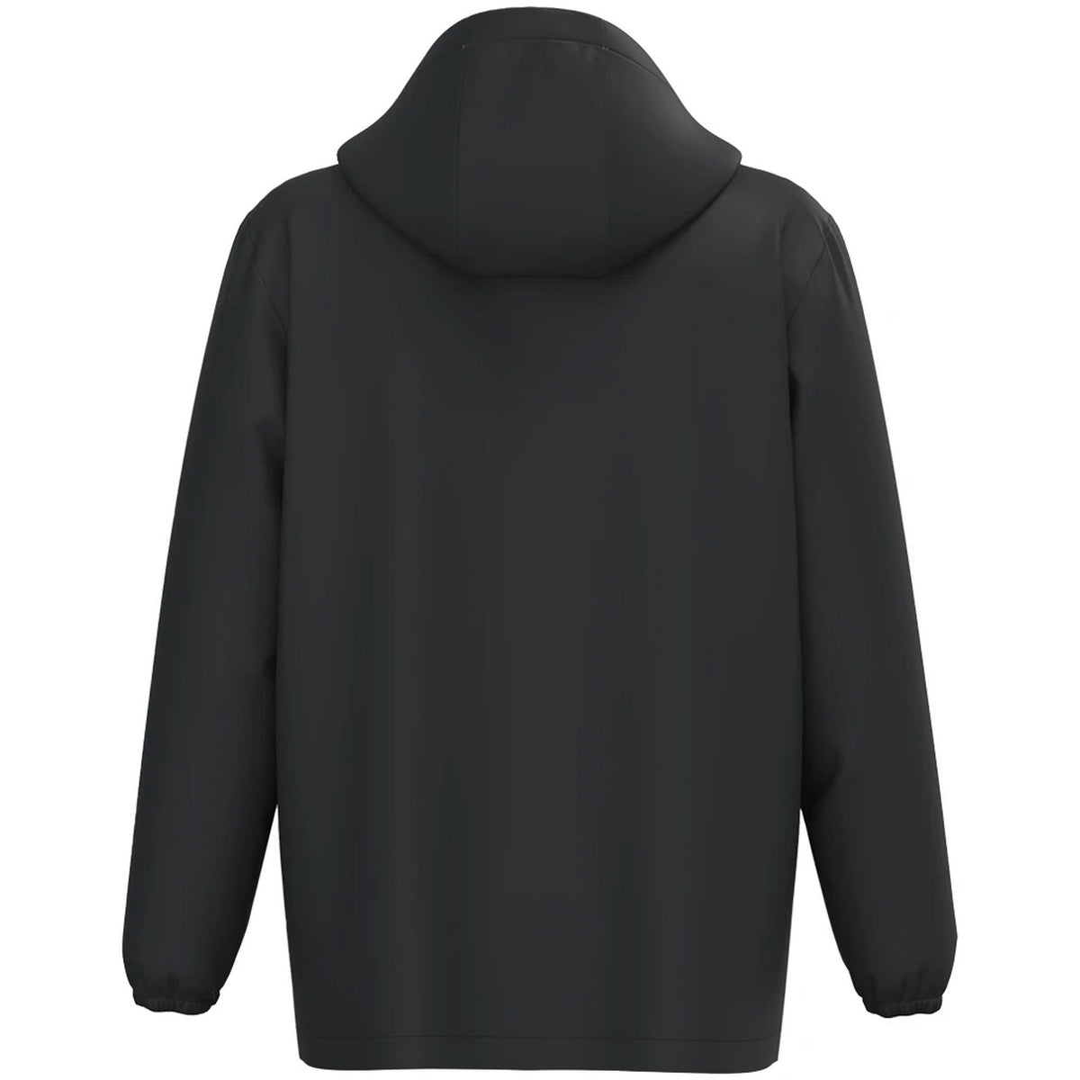 Black - Back - Native Spirit Unisex Adult Waterproof Quarter Zip Windbreaker