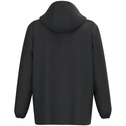 Black - Back - Native Spirit Unisex Adult Waterproof Quarter Zip Windbreaker