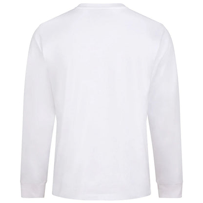Arctic White - Back - Awdis Unisex Adult Long-Sleeved T-Shirt