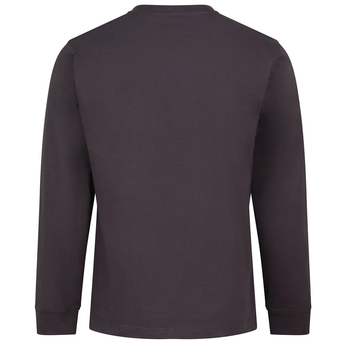 Solid Charcoal - Back - Awdis Unisex Adult Long-Sleeved T-Shirt