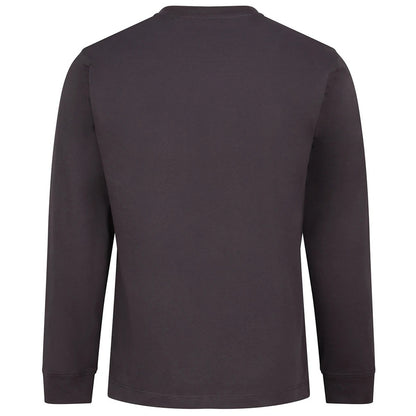Solid Charcoal - Back - Awdis Unisex Adult Long-Sleeved T-Shirt