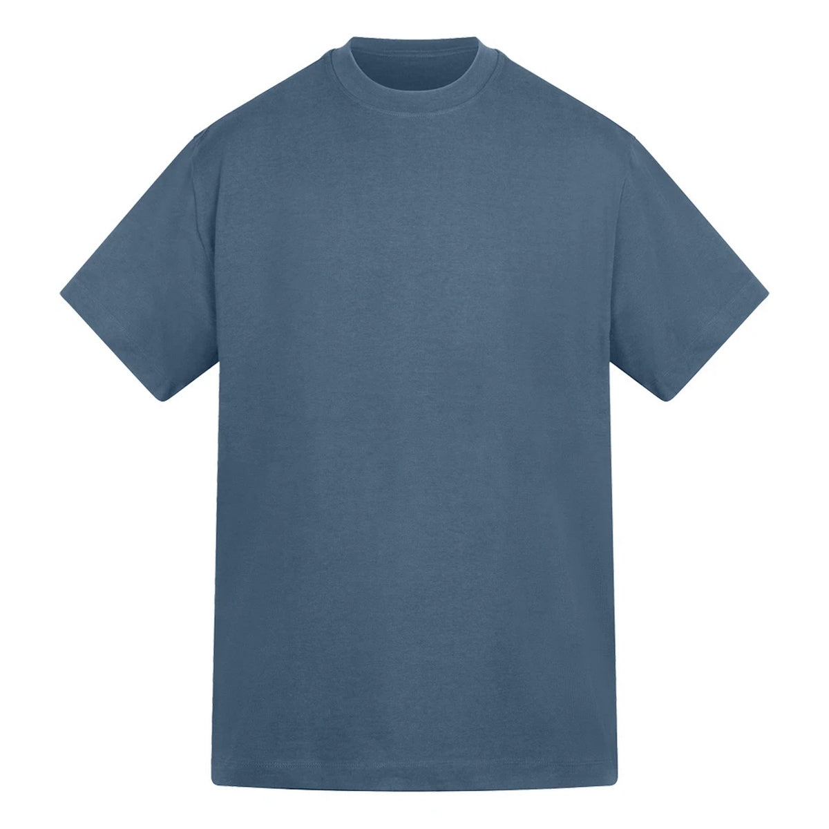 Indigo - Front - Anthem Unisex Adult Amplify Heavyweight T-Shirt