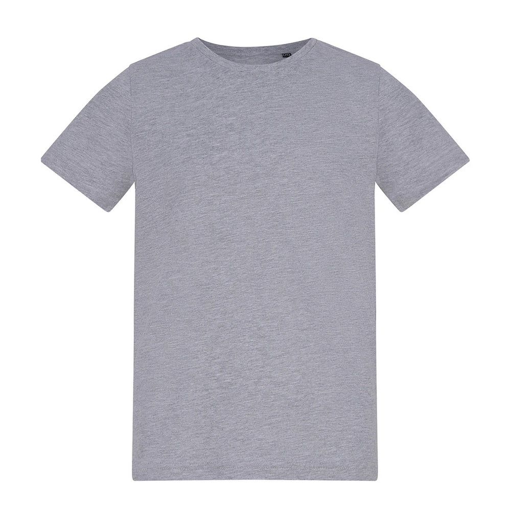 Heather Grey - Front - Awdis Childrens-Kids Plain T-Shirt