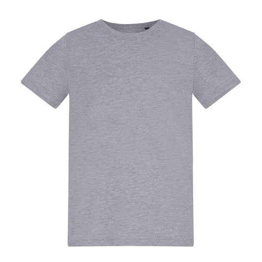Heather Grey - Front - Awdis Childrens-Kids Plain T-Shirt