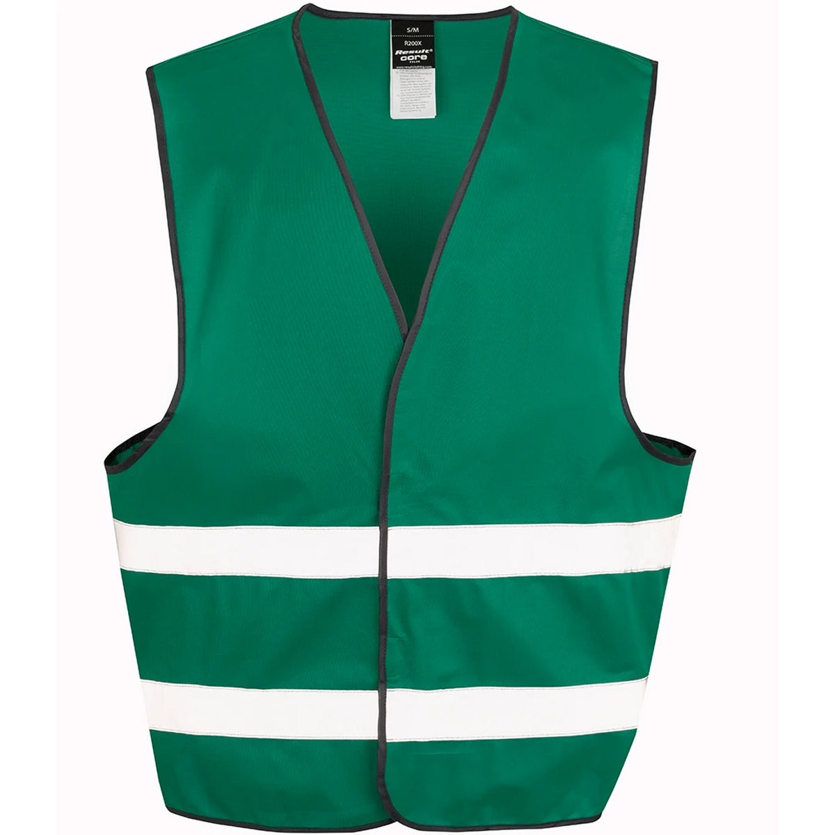 Paramedic Green - Front - Result Core Unisex Adult Enhanced Hi-Vis Vest