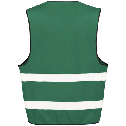 Paramedic Green - Back - Result Core Unisex Adult Enhanced Hi-Vis Vest
