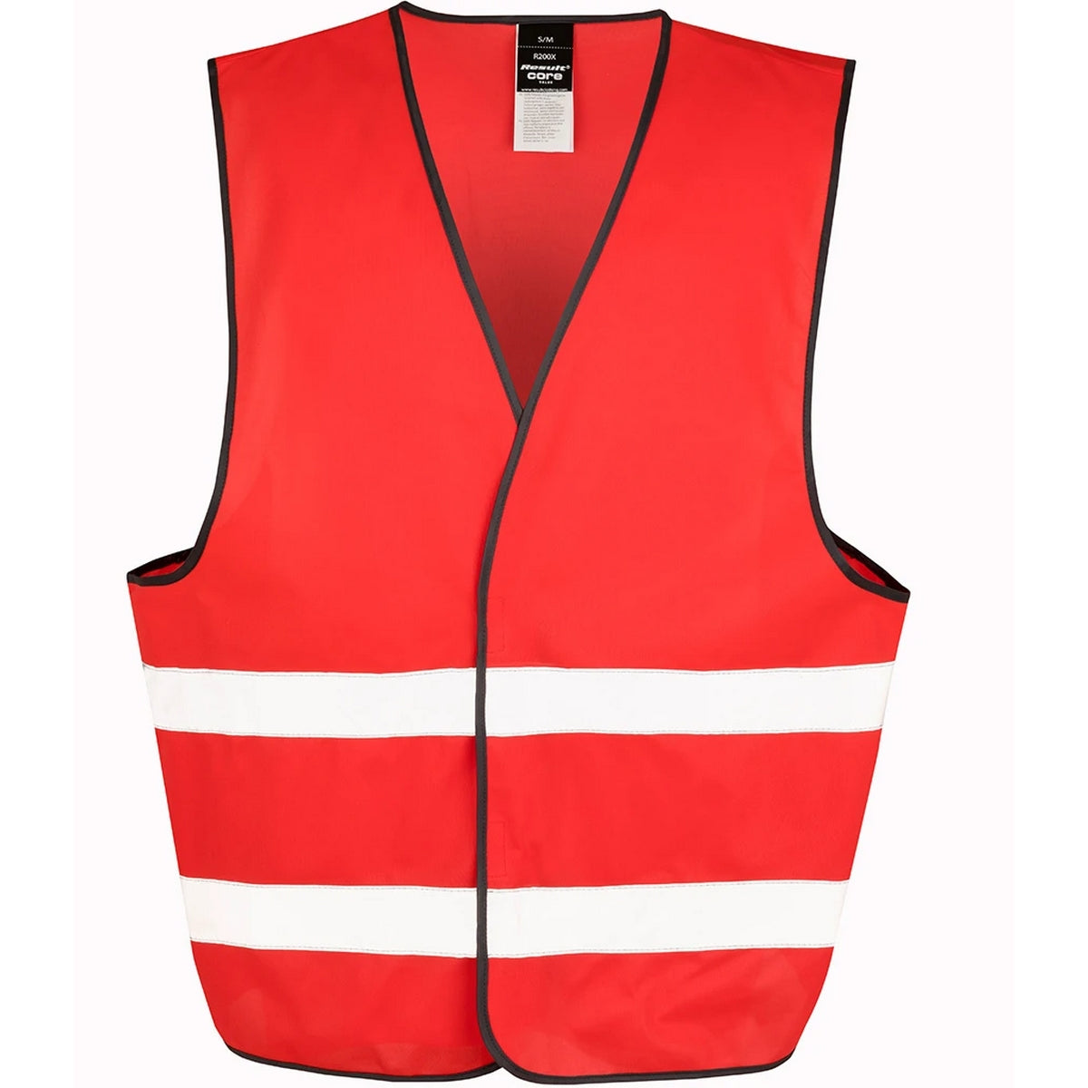 Red - Front - Result Core Unisex Adult Enhanced Hi-Vis Vest