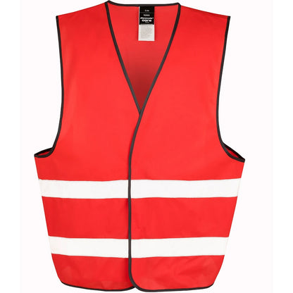 Red - Front - Result Core Unisex Adult Enhanced Hi-Vis Vest