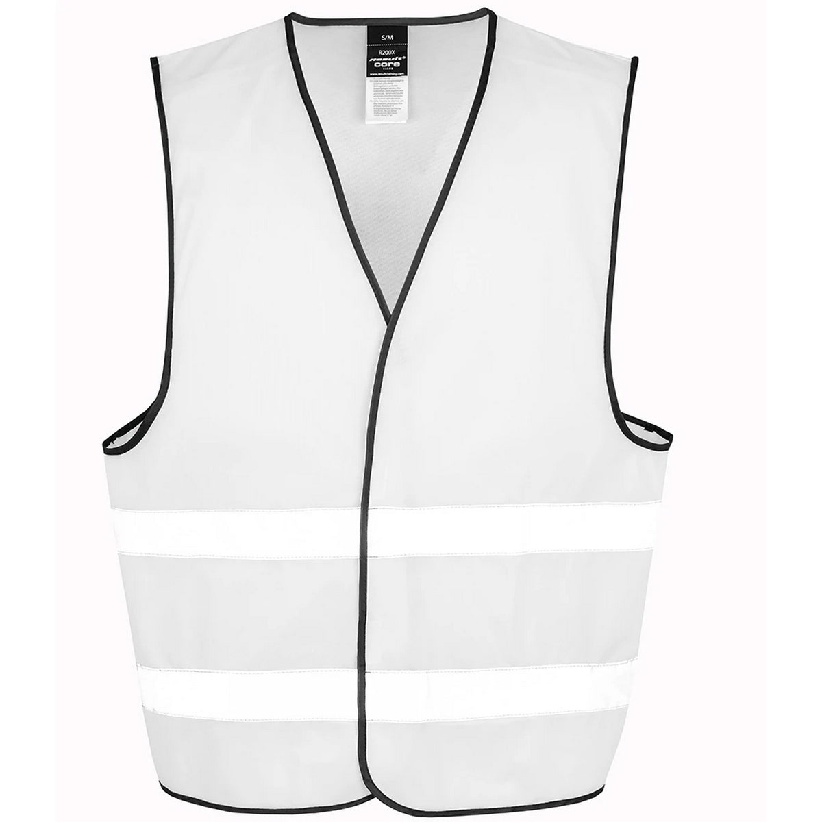 White - Front - Result Core Unisex Adult Enhanced Hi-Vis Vest