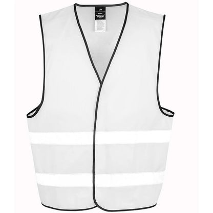 White - Front - Result Core Unisex Adult Enhanced Hi-Vis Vest
