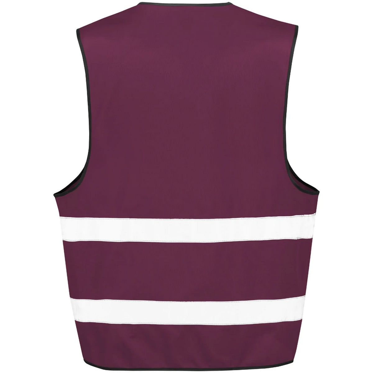 Burgundy - Back - Result Core Unisex Adult Enhanced Hi-Vis Vest