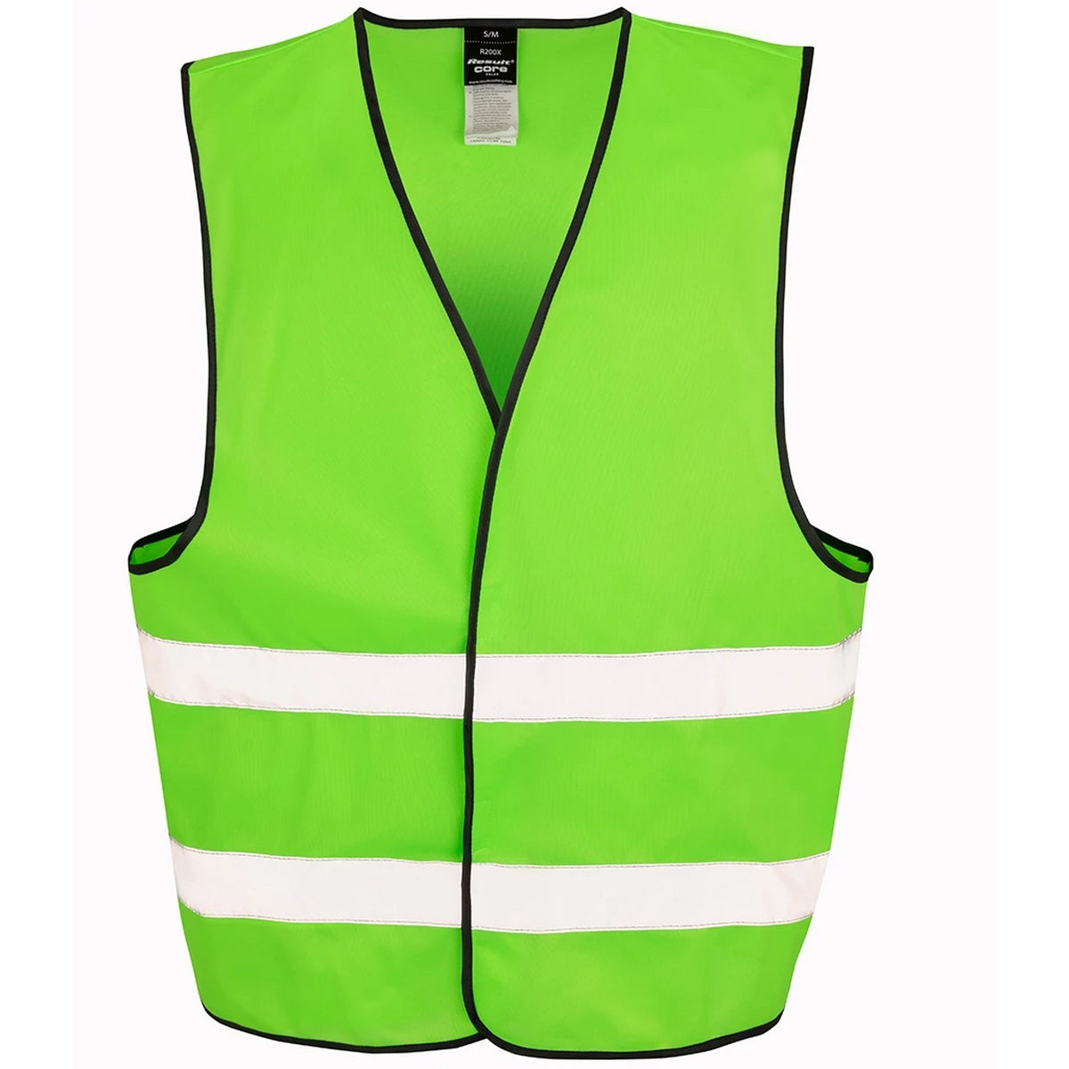 Lime Green - Front - Result Core Unisex Adult Enhanced Hi-Vis Vest