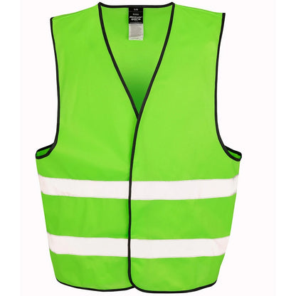 Lime Green - Front - Result Core Unisex Adult Enhanced Hi-Vis Vest
