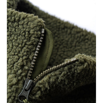 Olive Green - Side - Ravine Unisex Adult Borg Gilet