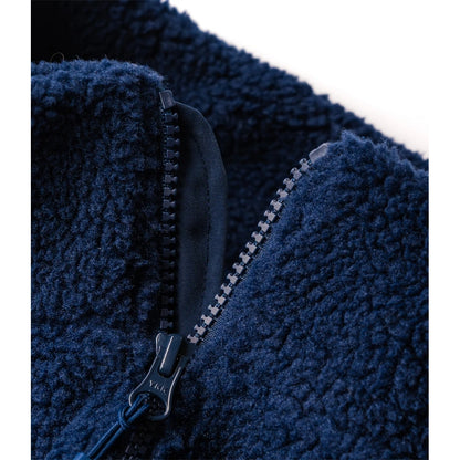 Navy - Side - Ravine Unisex Adult Borg Gilet