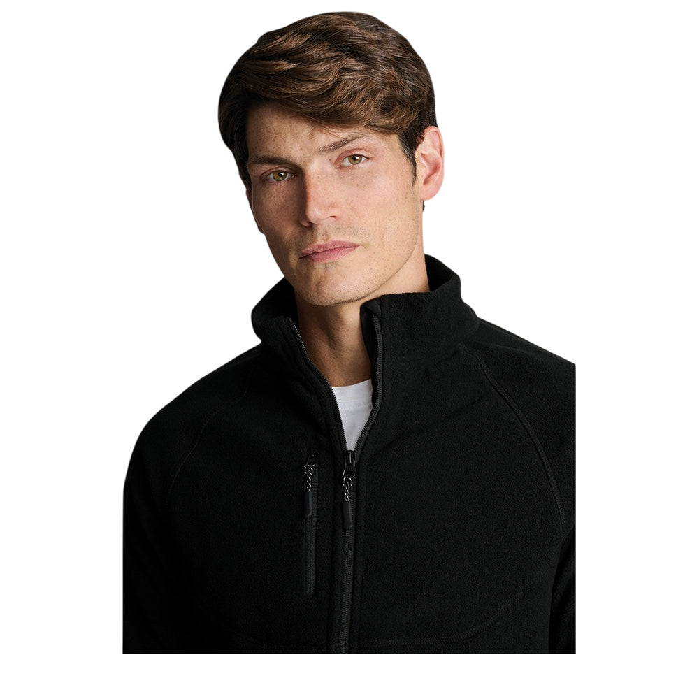 Black - Back - Brook Taverner Unisex Adult Lee Core Fleece Jacket