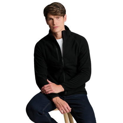 Black - Side - Brook Taverner Unisex Adult Lee Core Fleece Jacket