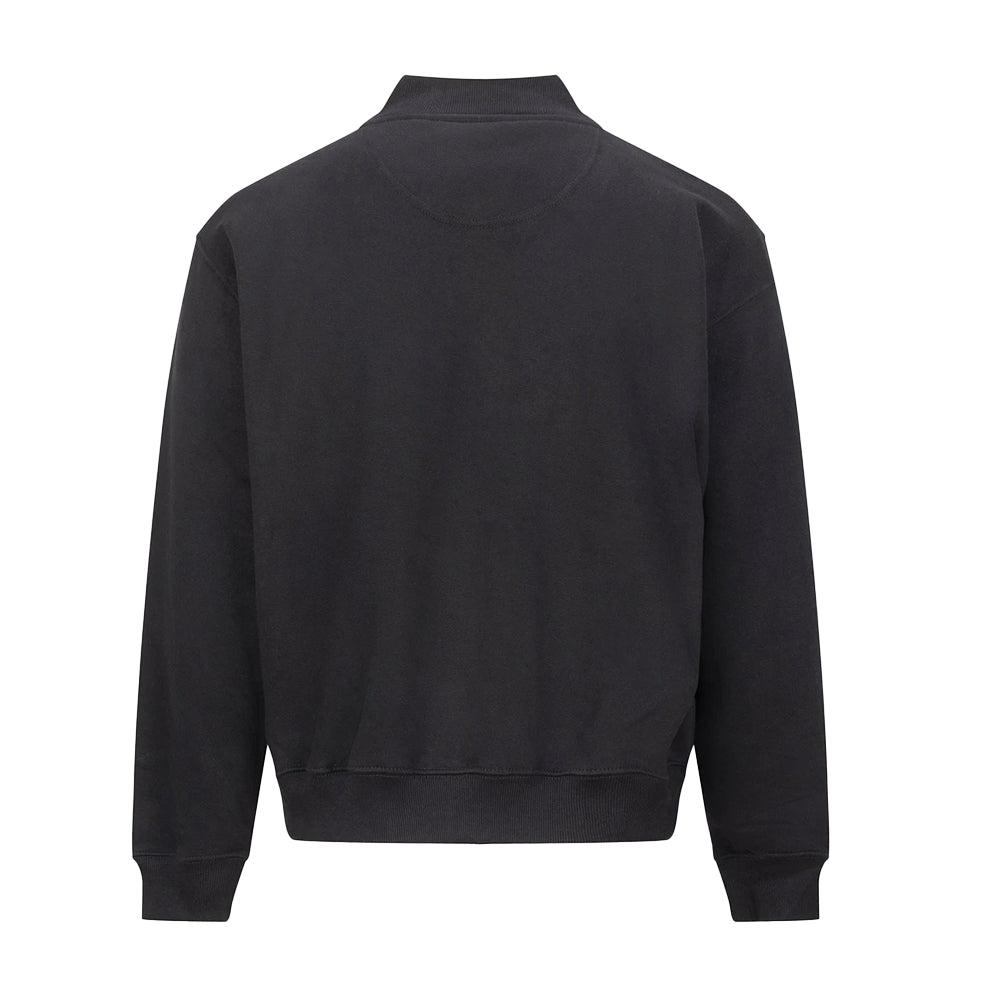 Deep Black - Back - Awdis Unisex Adult Signature Heavyweight Sweat Jacket