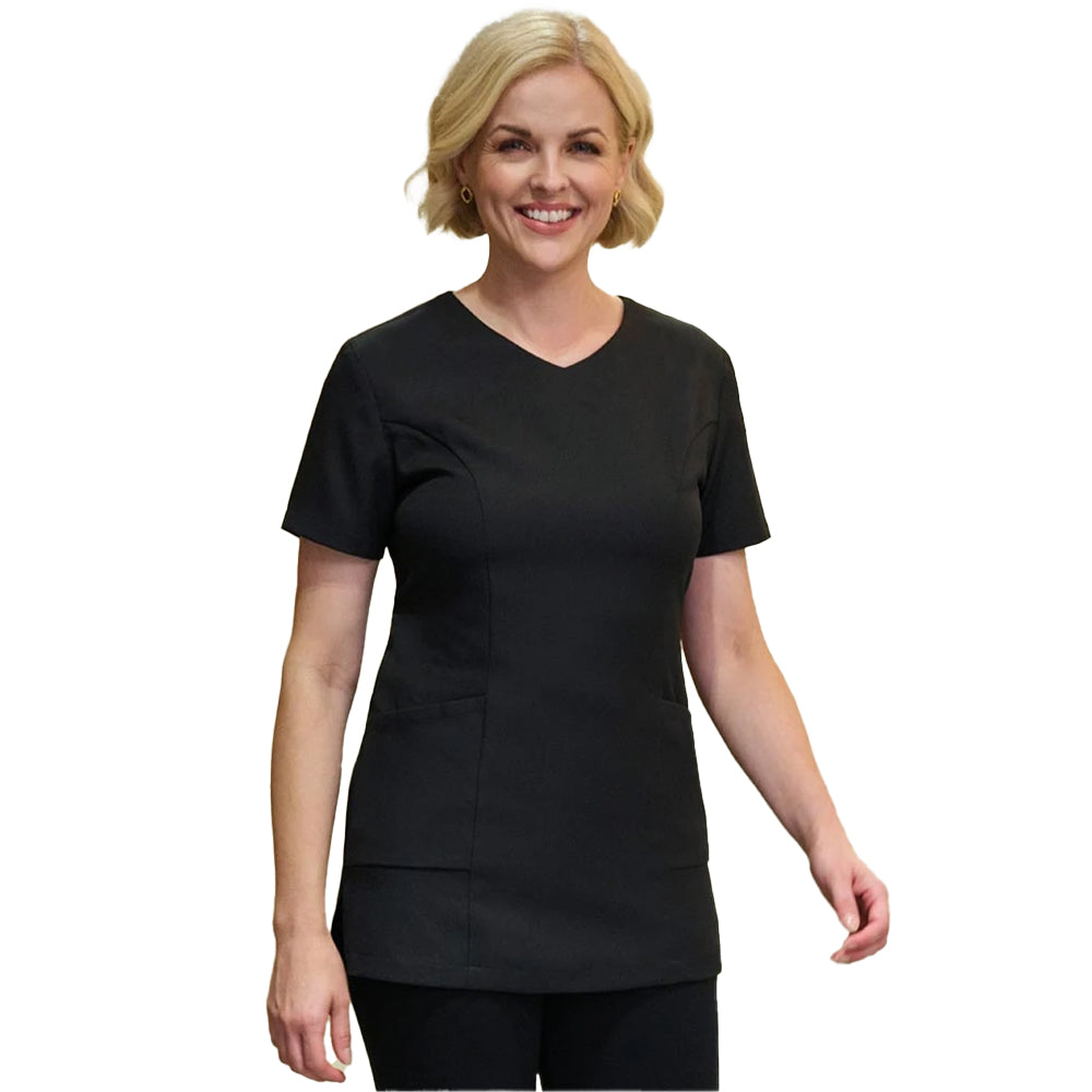 Black - Back - Brook Taverner Womens-Ladies Lockhart Tunic