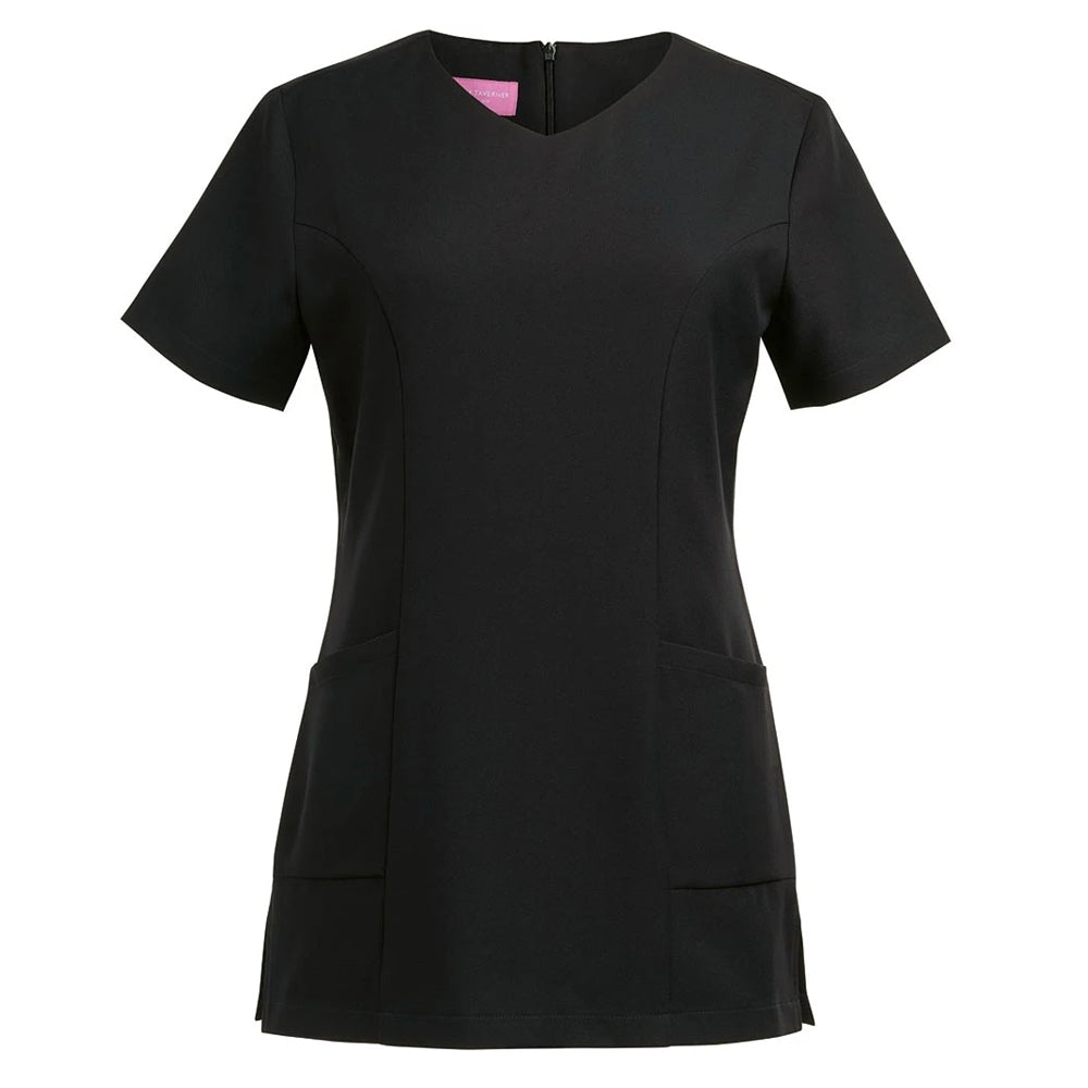 Black - Front - Brook Taverner Womens-Ladies Lockhart Tunic
