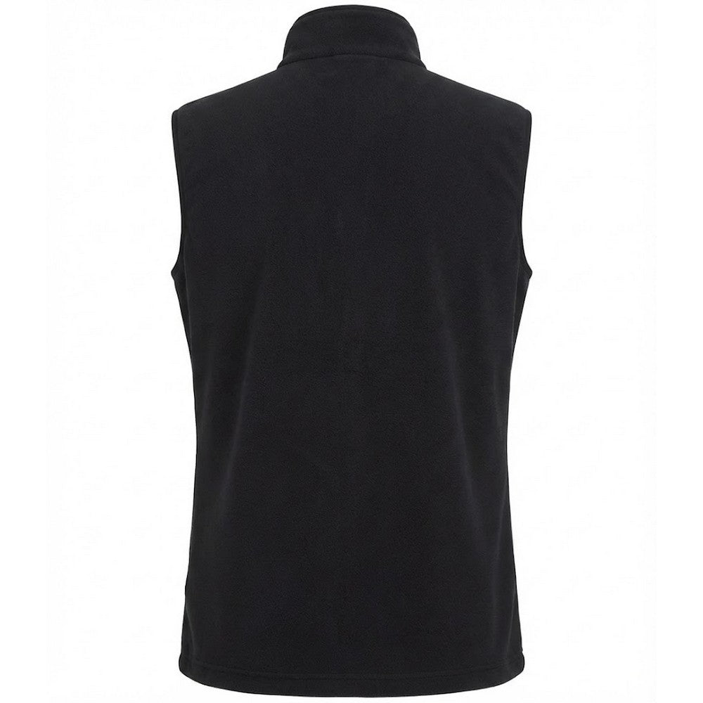 Black - Back - Brook Taverner Mens Rochester Fleece Gilet